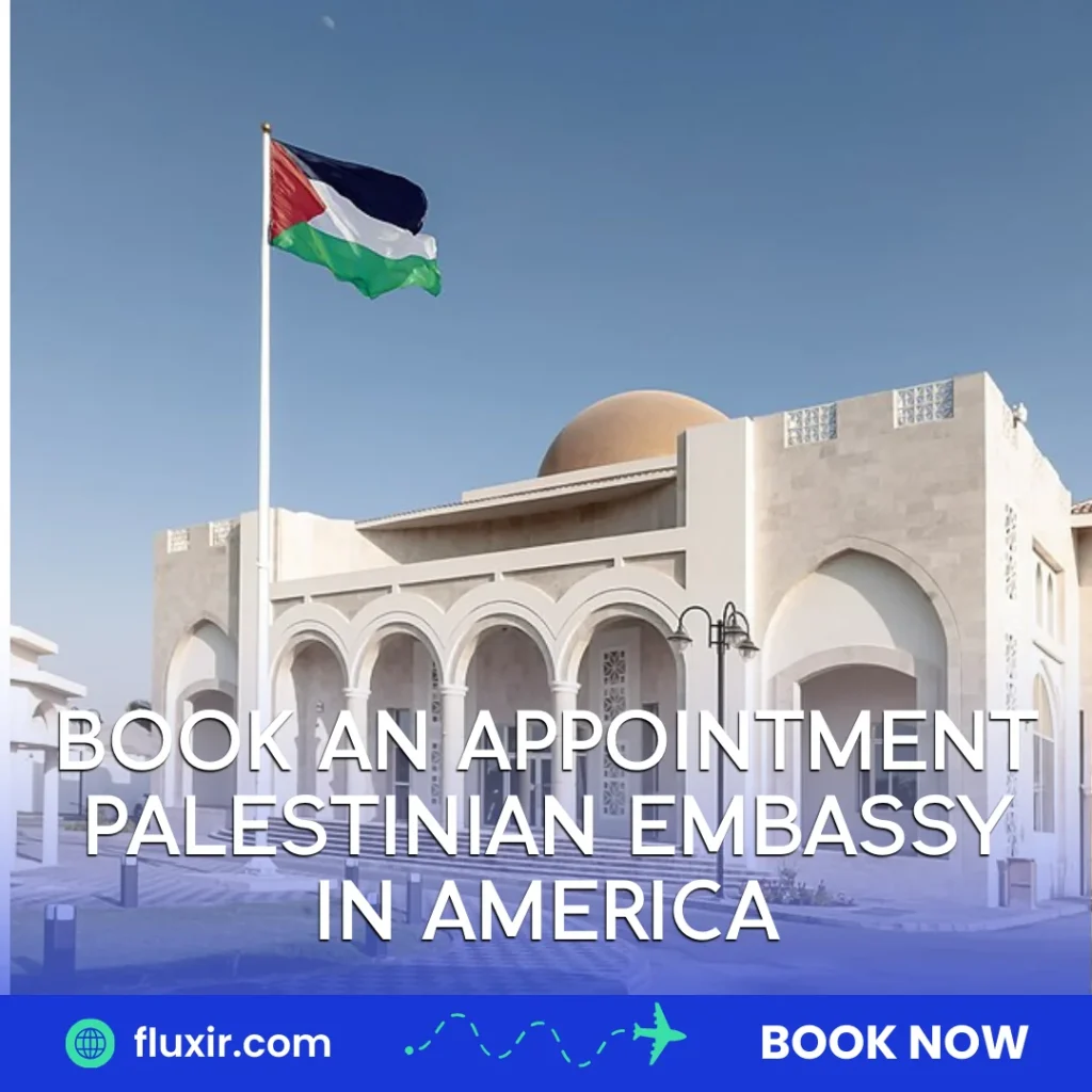 Book an appointment Palestinian Embassy in America