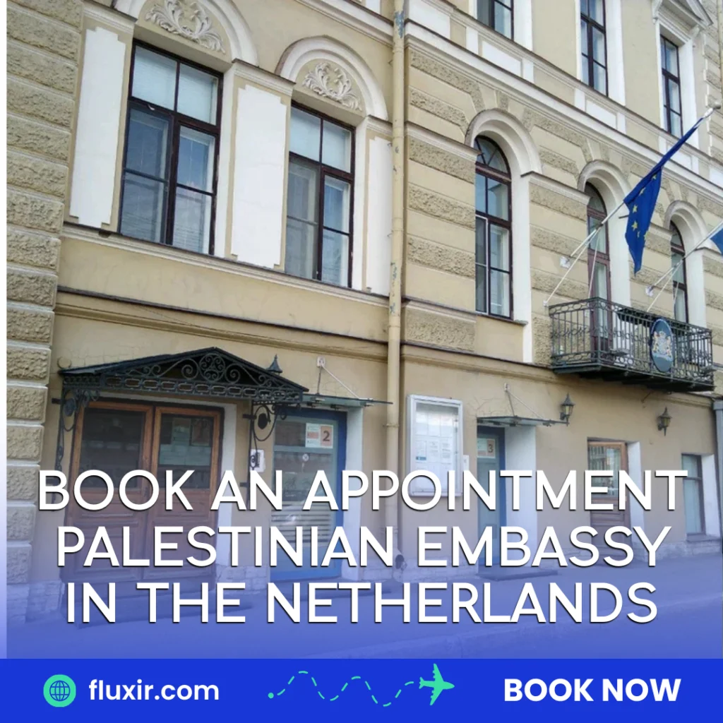 Book an appointment Palestinian Embassy in the Netherlands