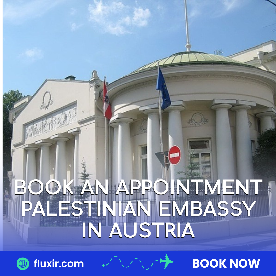 How to Book an appointment Palestinian Embassy in Austria
