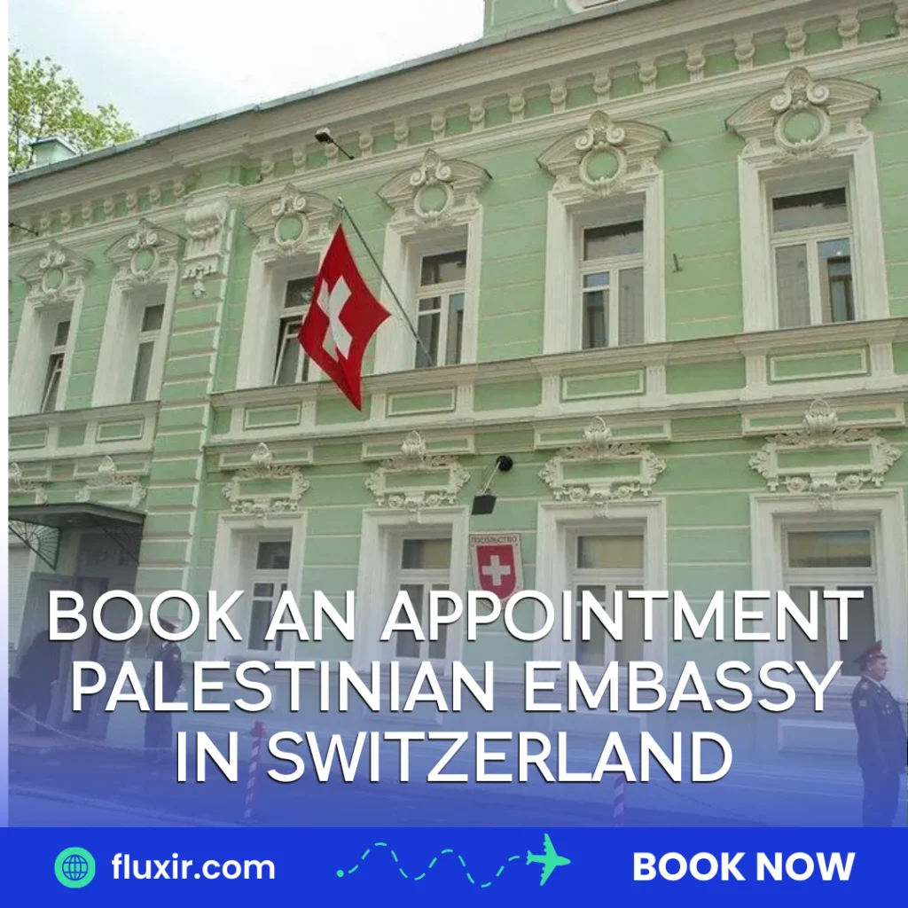 Book an appointment Palestinian Embassy in Switzerland