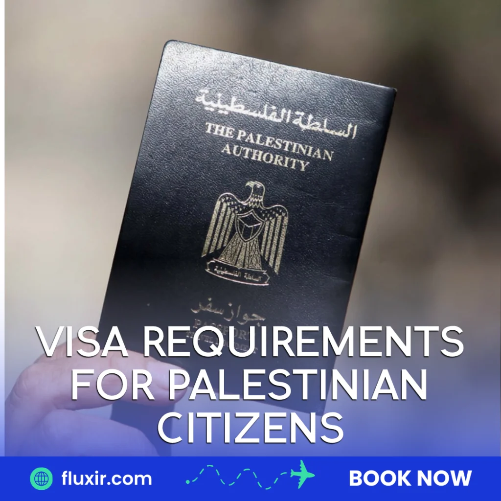 Visa requirements for Palestinian citizens