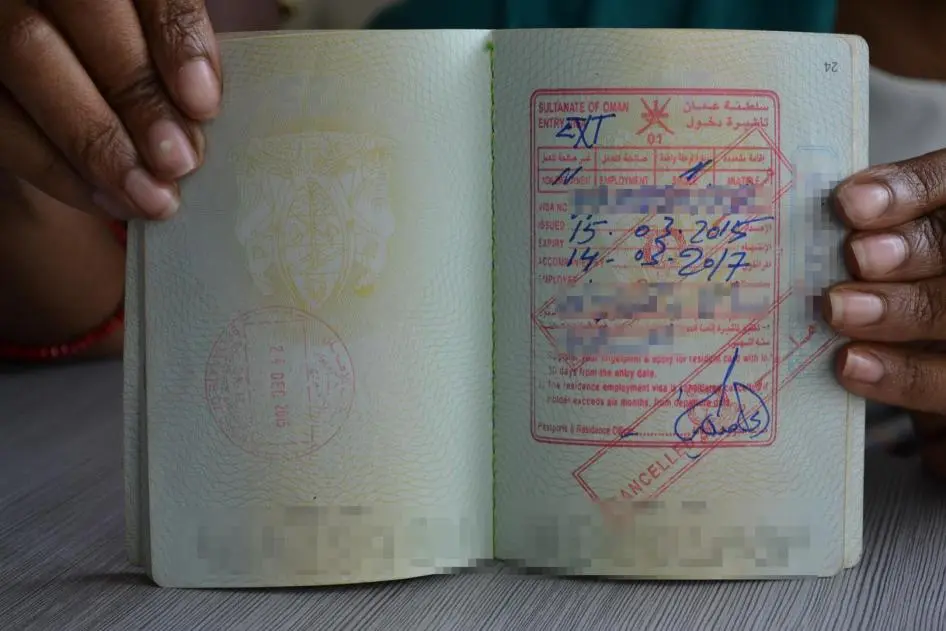 original oman visa